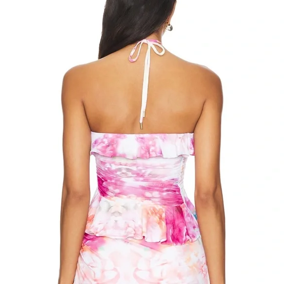 AFRM Pink and Orange Floral Set REVOLVE - Picture 7 of 16